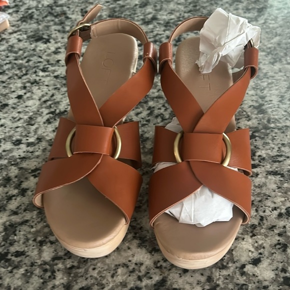 LOFT Shoes - Loft wedge sandals in a size 6 in women.